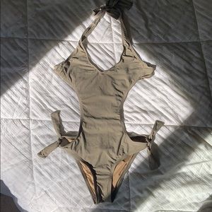 JCrew cutout swim